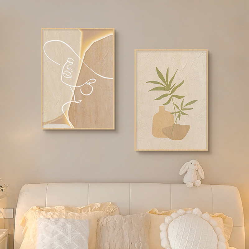 Wooden Cream Style Abstract Li – Korean Lifestyle Aesthetic recenzja i cena