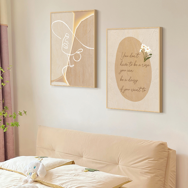 Wooden Cream Style Abstract Li – Korean Lifestyle Aesthetic recenzja i cena