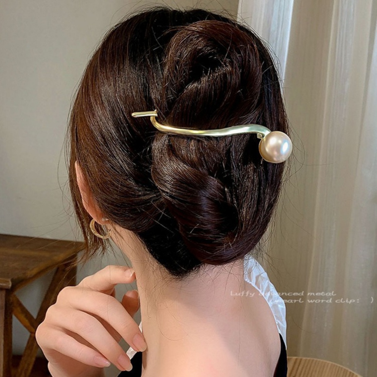 Elegant Glitter Pearl Hair Cli – Lifestyle Of Korean recenzja i cena