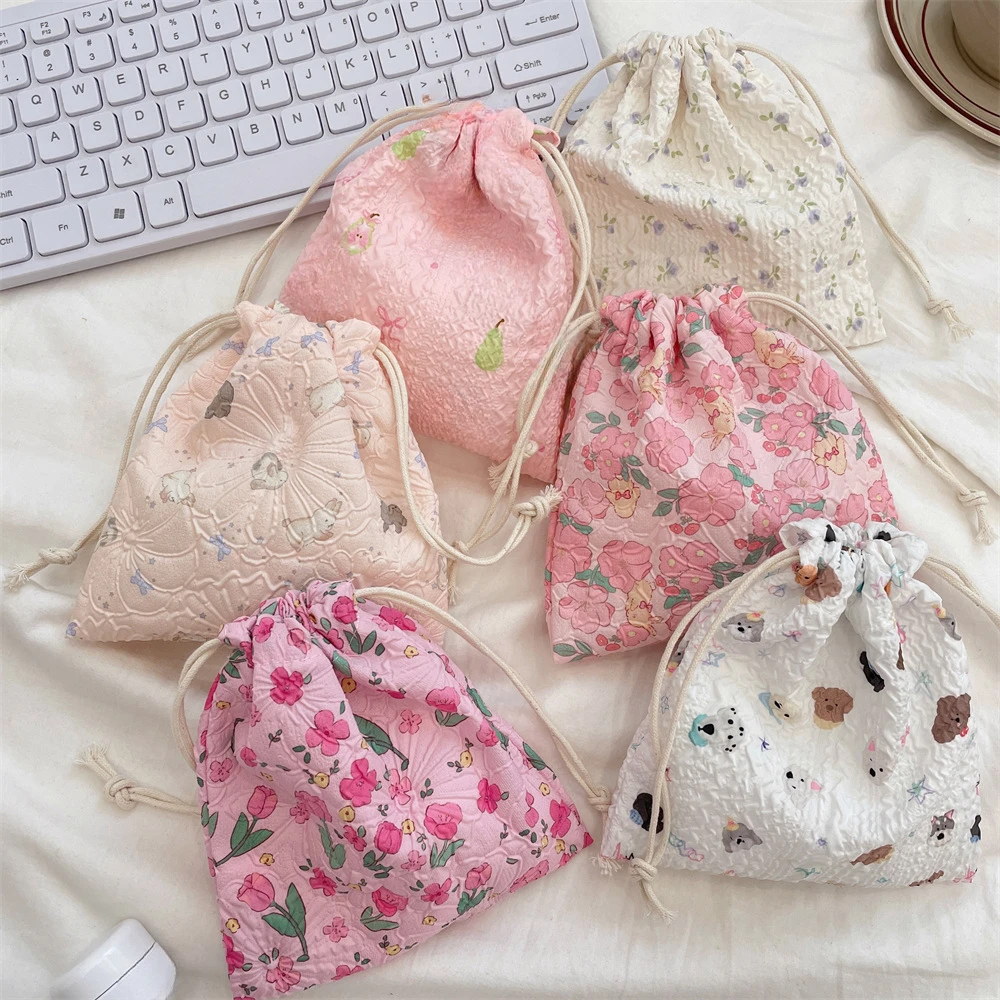 Cartoon Drawstring Cosmetic Ba – Korean Skincare Routine recenzja i cena