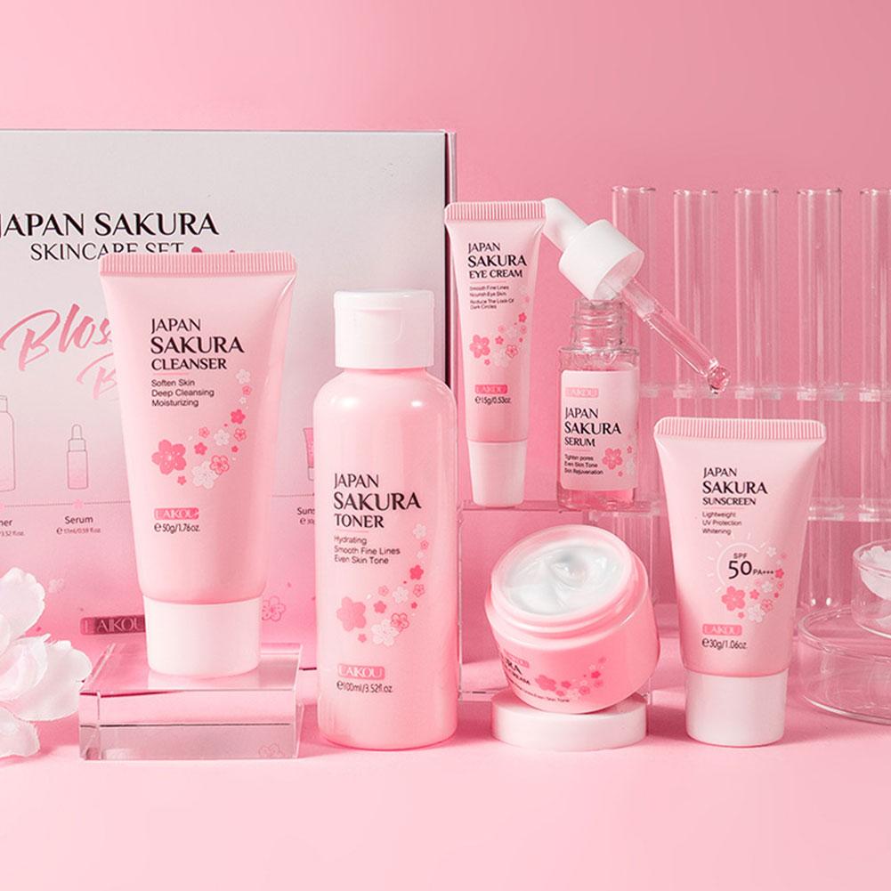 Sakura Skin Care Sets Gift Set – Korean Skincare Routine recenzja i cena