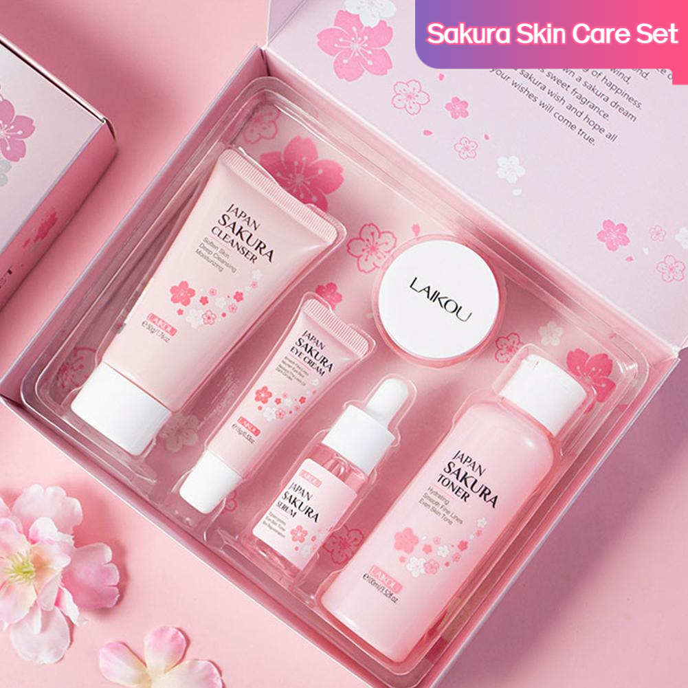 5/3pcs/Set Sakura Skin Care Se – Korean Skincare Routine recenzja i cena