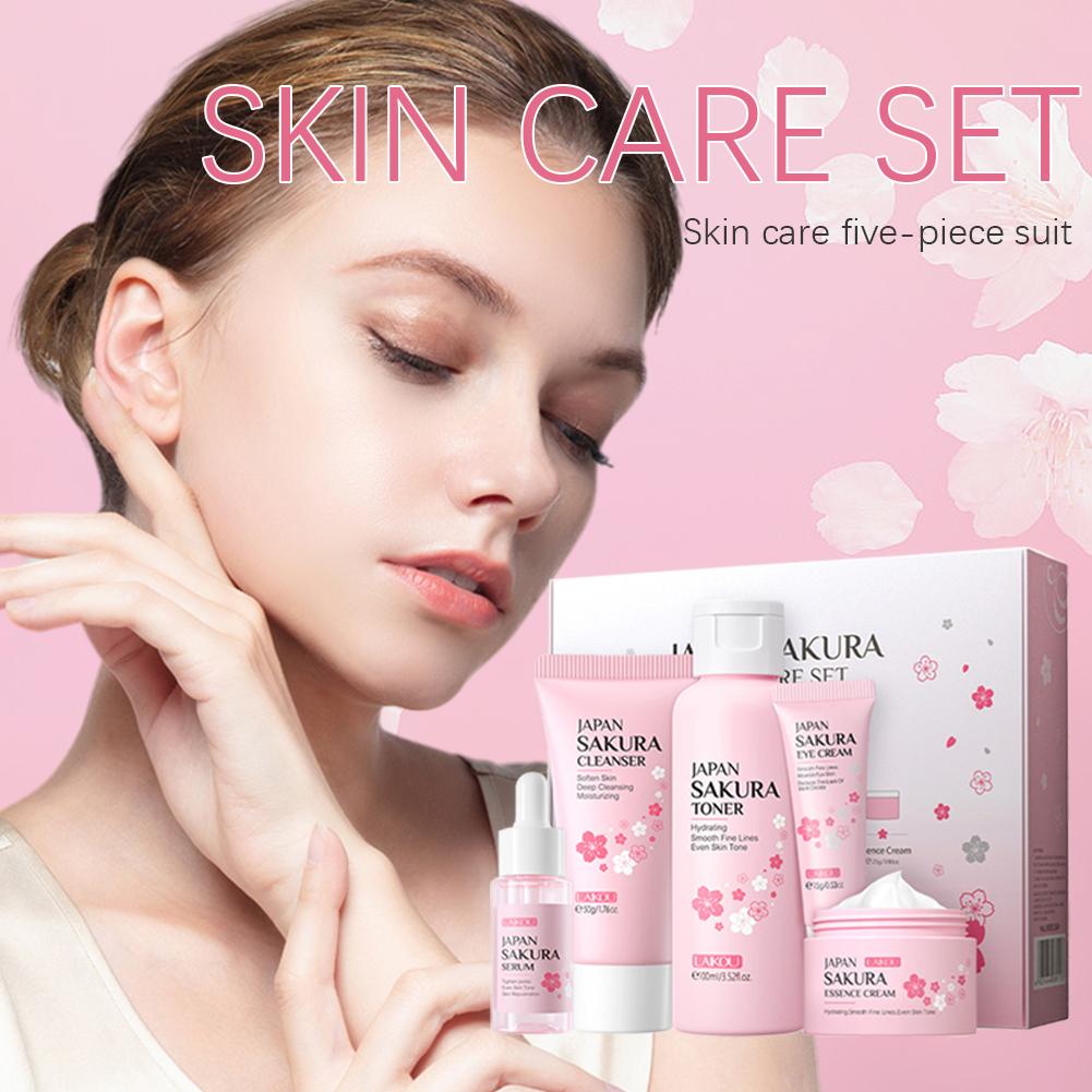 5/3pcs/Set Sakura Skin Care Se – Korean Skincare Routine recenzja i cena