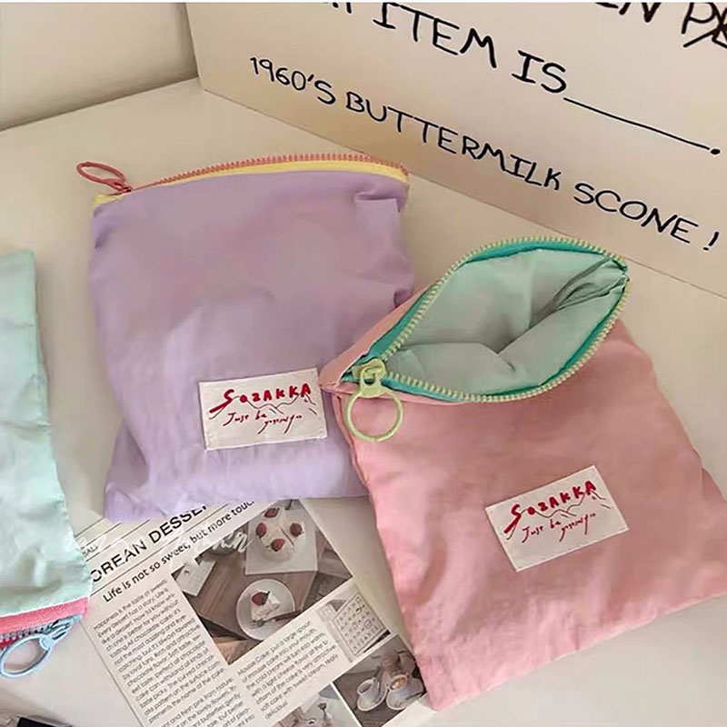 Solid Colour Makeup Bags Korea – Korean Skincare Routine recenzja i cena